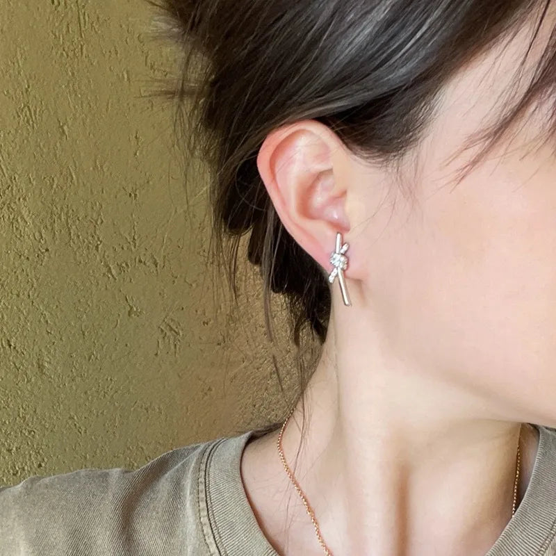 Boucle d’oreille ZOE en acier inoxydable