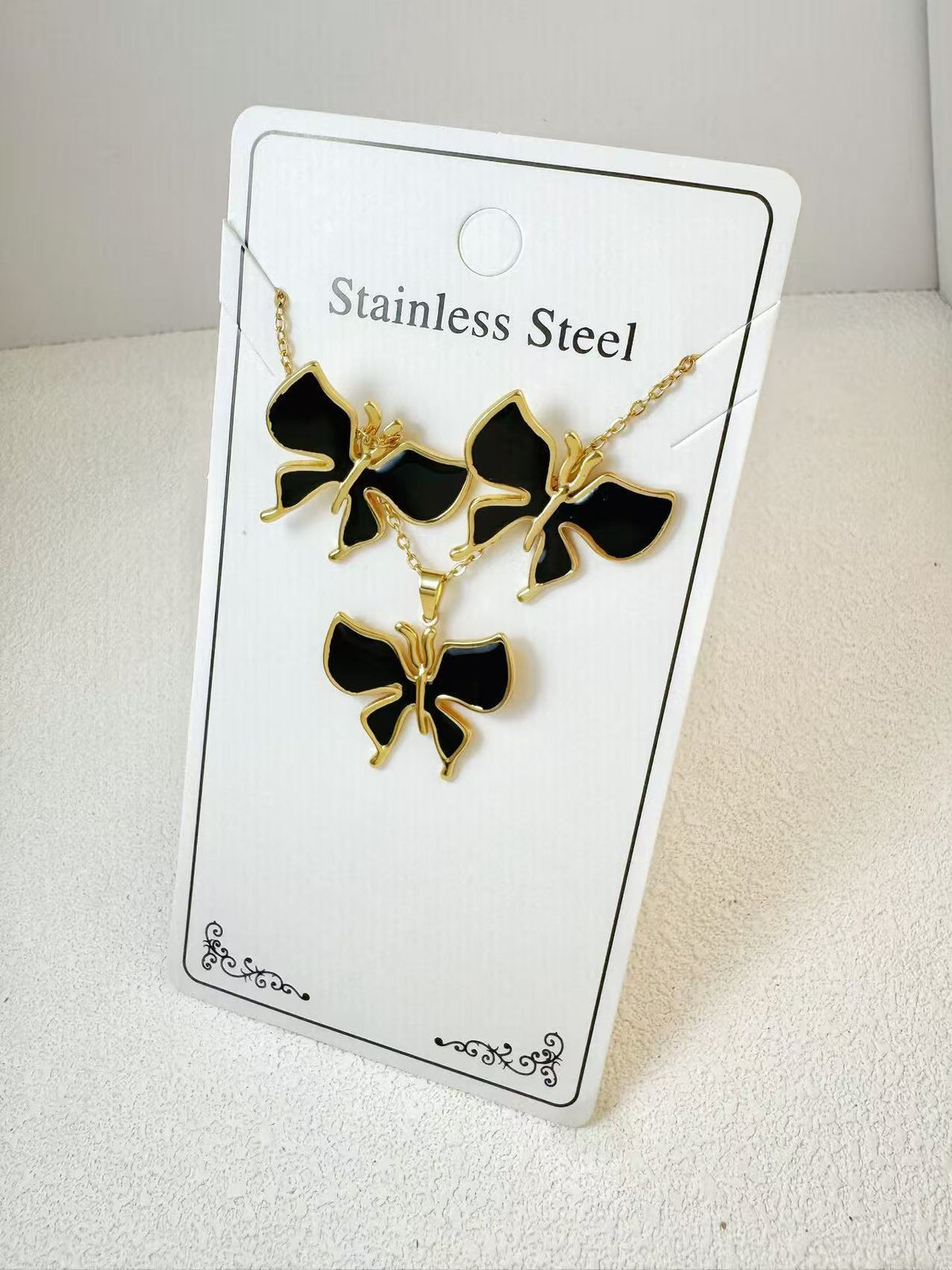 Ensemble de bijoux YANA en acier inoxydable