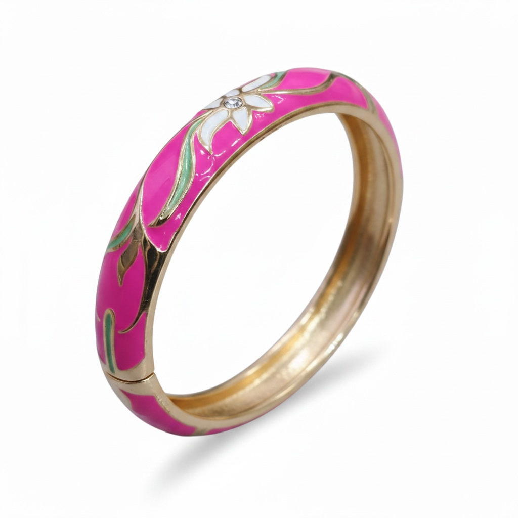 Bracelet Thaïlandais ROSE disponible aussi en BLEU et en ROUGE