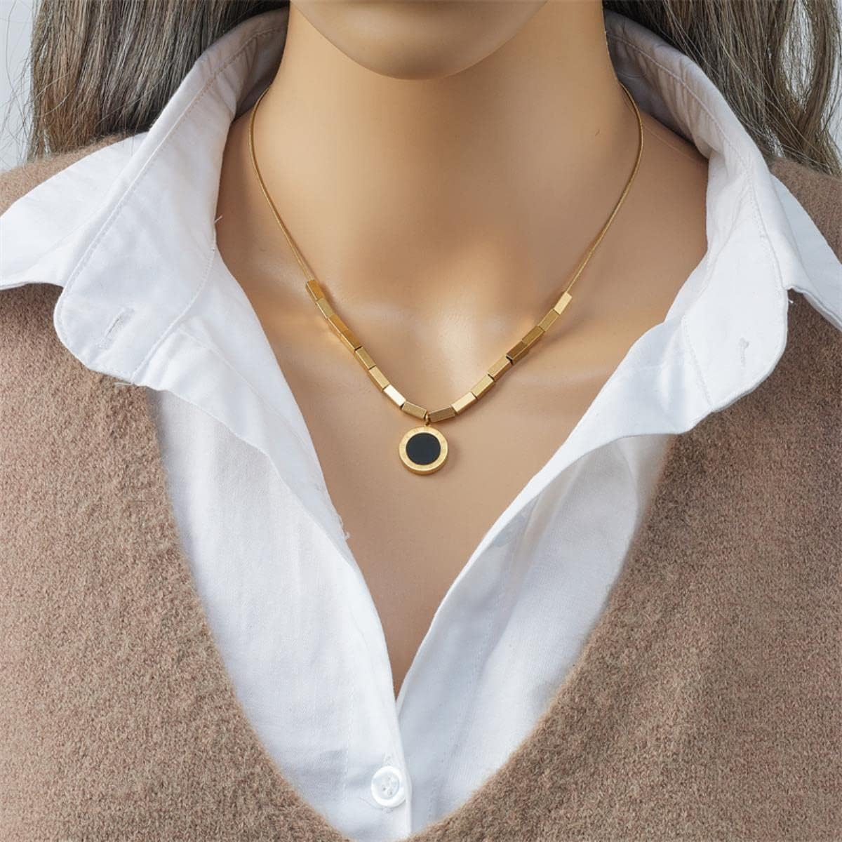 Collier LAYA en acier inoxydable