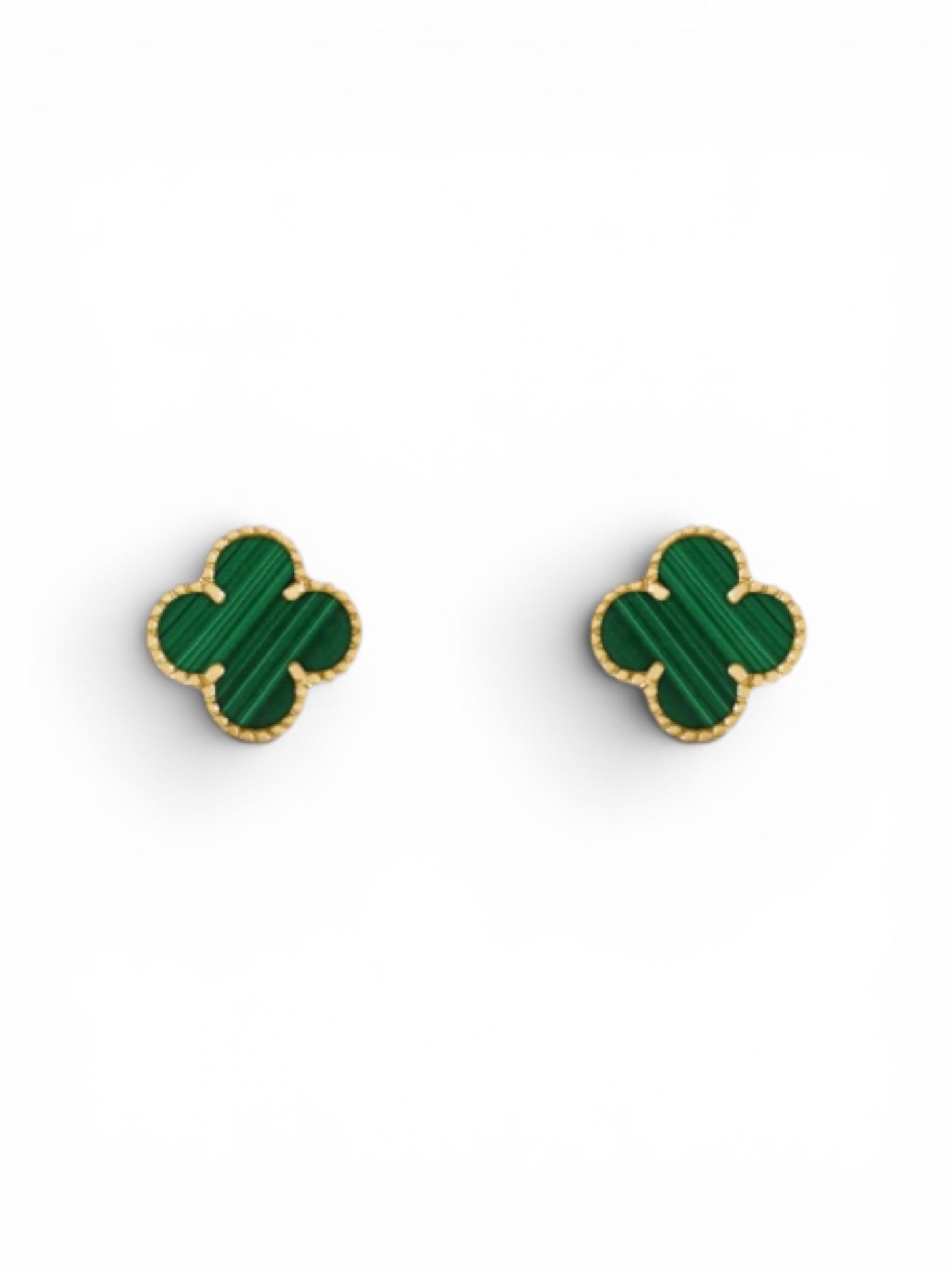 Boucles d’oreilles Trèfle en acier inoxydable