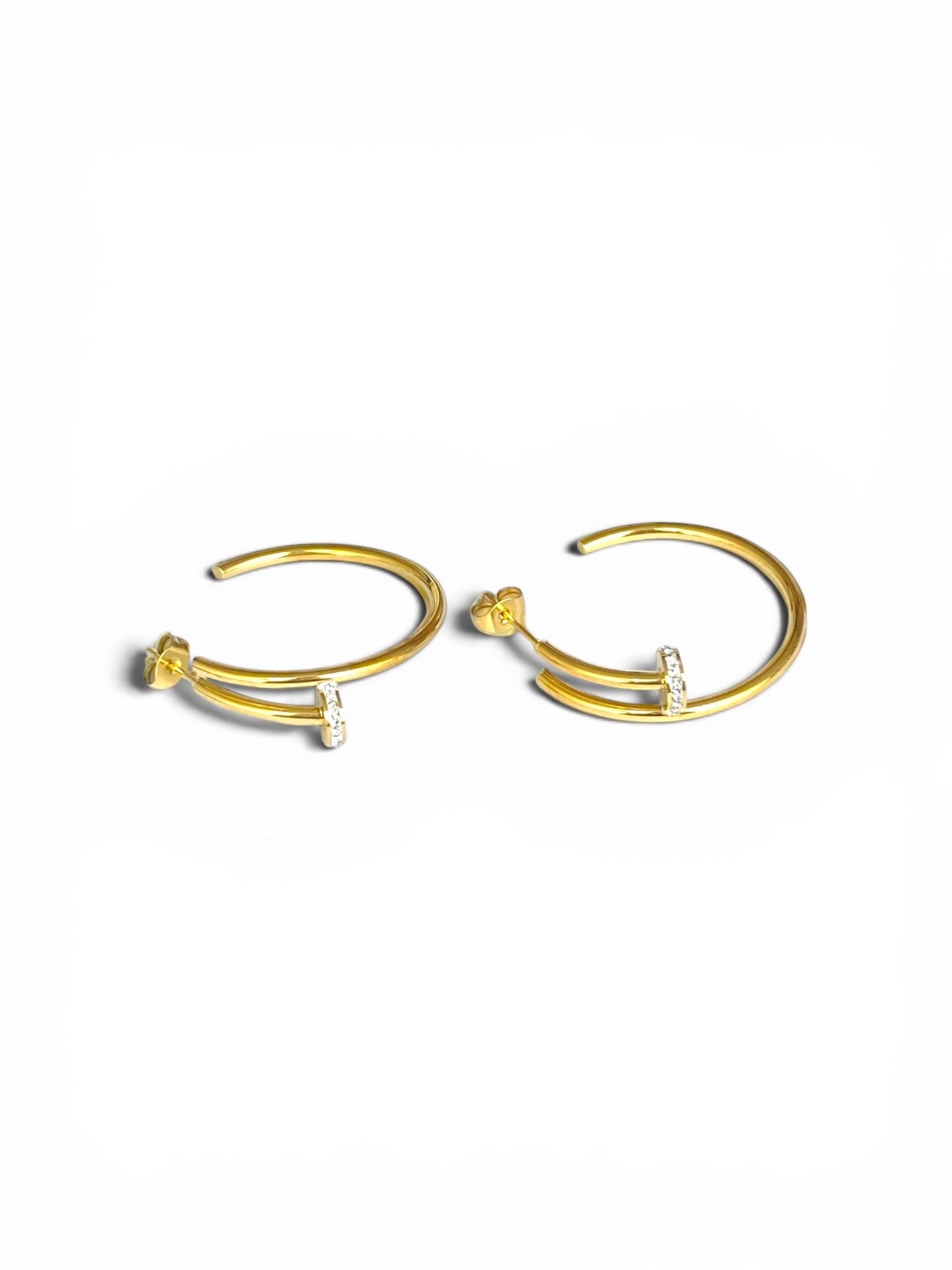 Boucles d’oreilles Clou en acier inoxydable