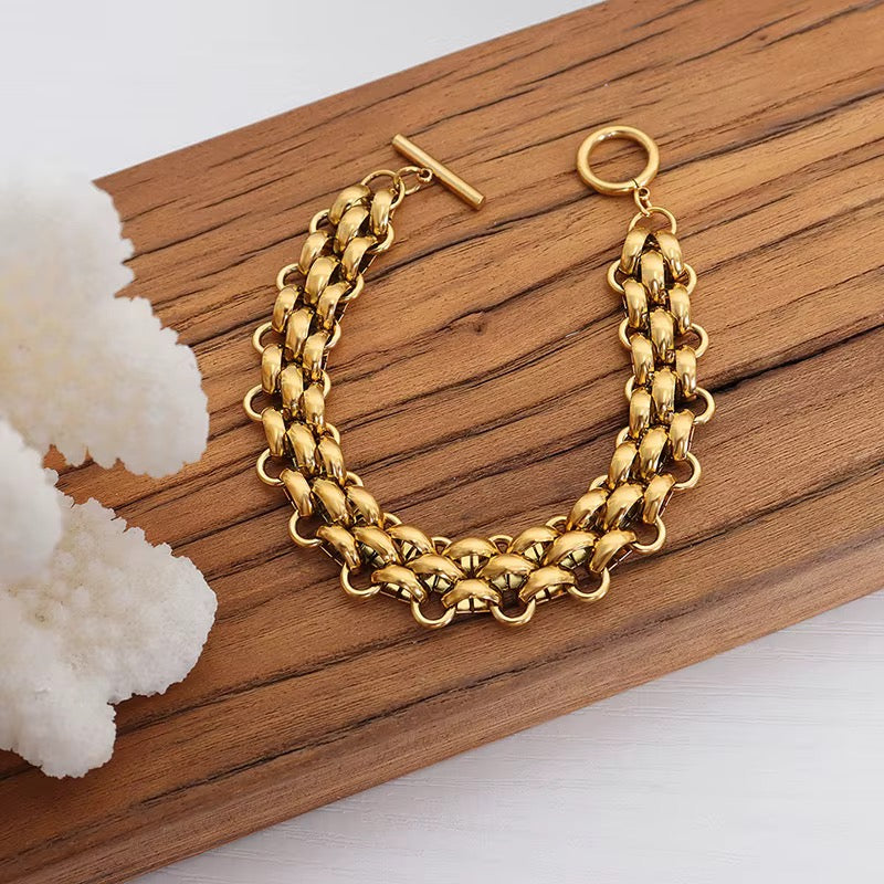Ensemble de bijoux VEYA en acier inoxydable
