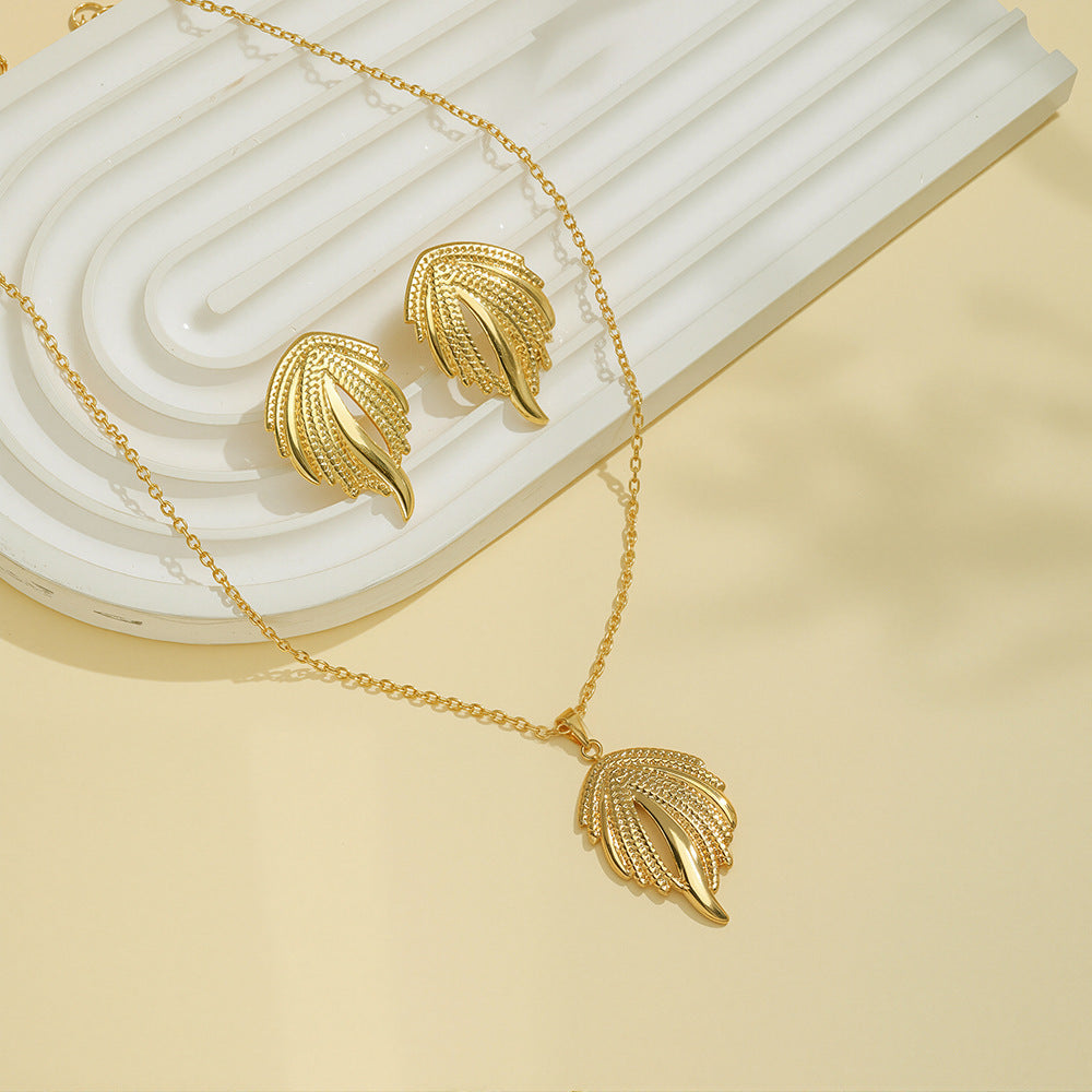 Ensemble de bijoux YUNA en acier inoxydable