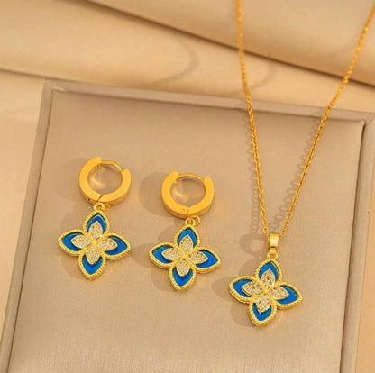 Ensemble de bijoux BELLA en acier inoxydable