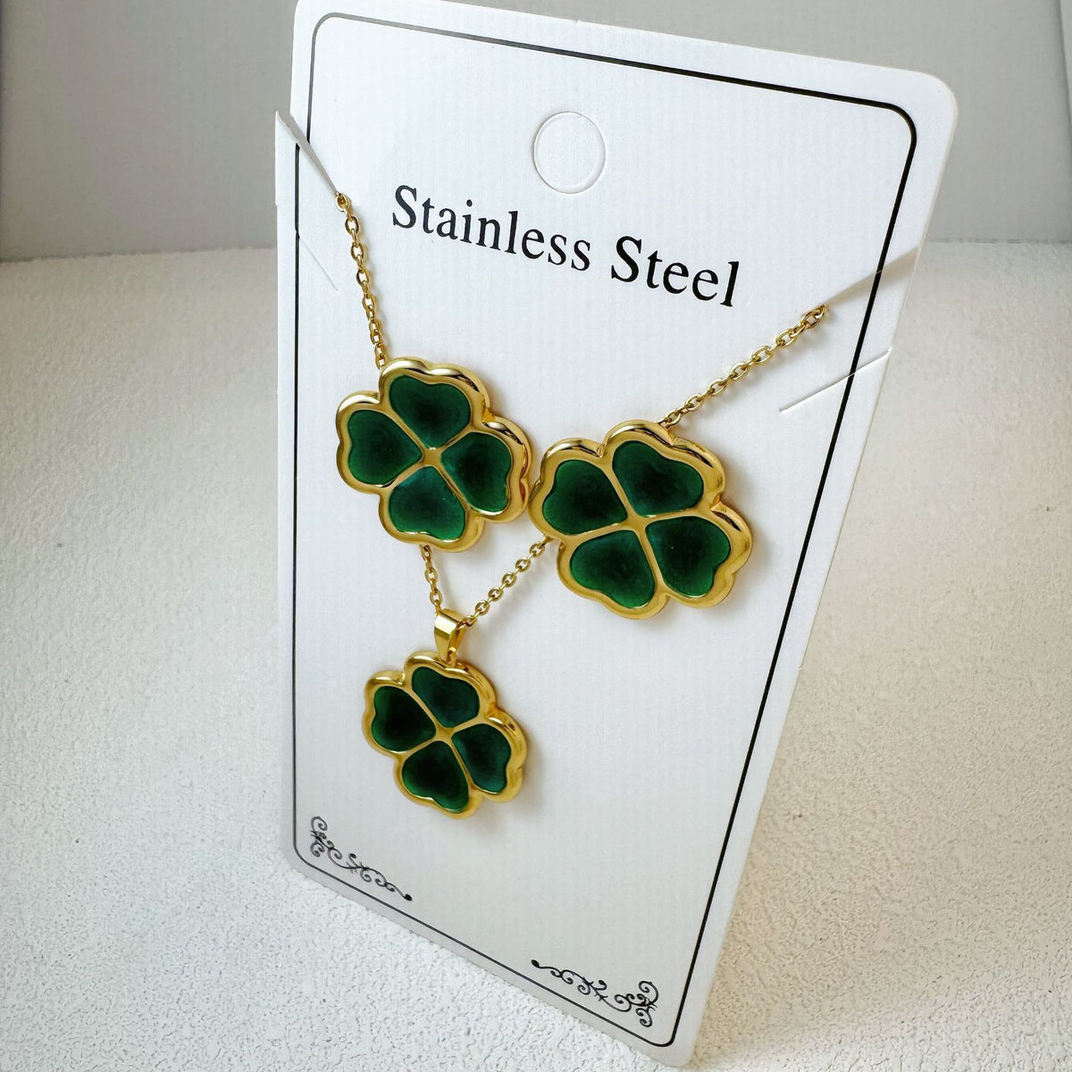 Ensemble de bijoux YANA en acier inoxydable