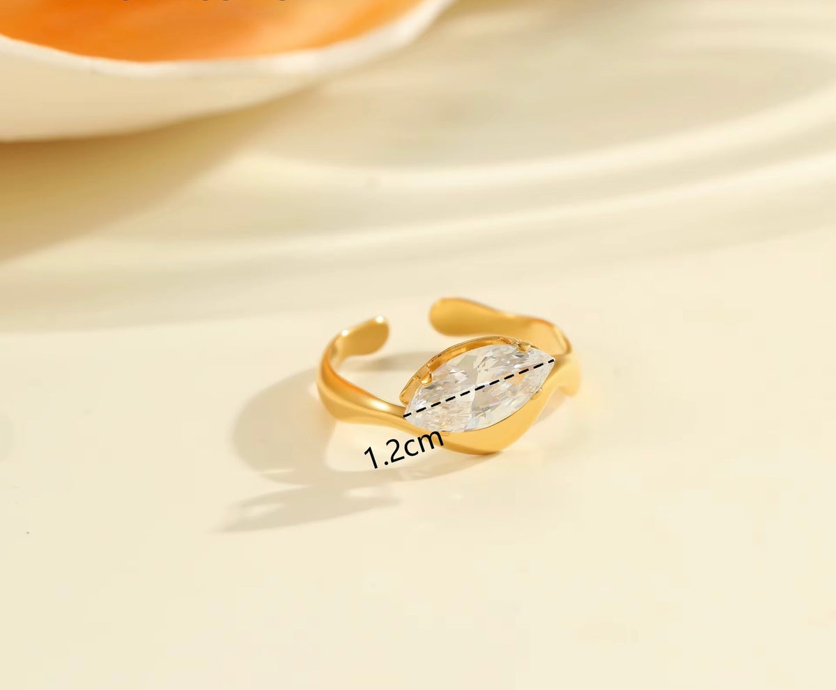 Bague HINA en acier inoxydable ajustable