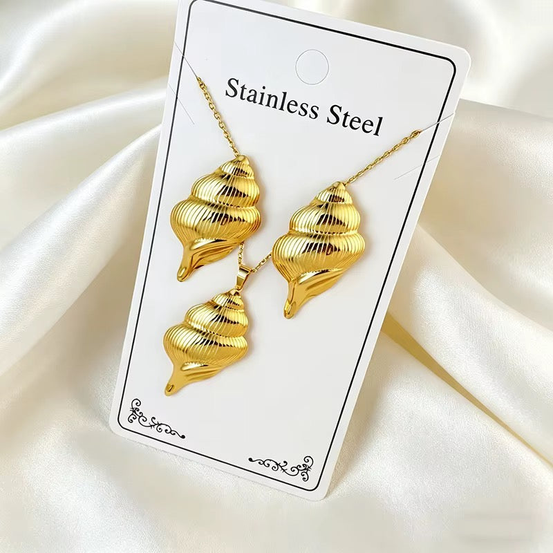 Ensemble de bijoux YANA en acier inoxydable