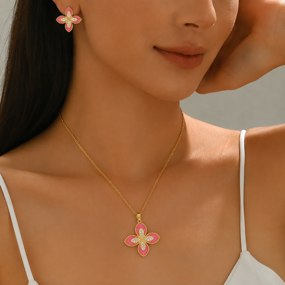 Ensemble de bijoux NIRA en acier inoxydable