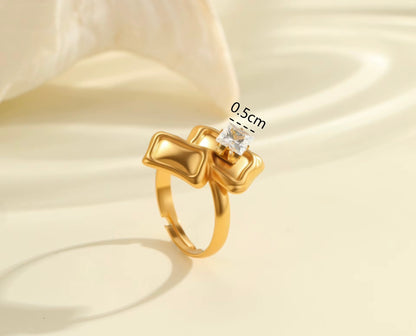 Bague HINA en acier inoxydable ajustable