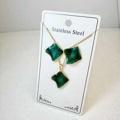 Ensemble de bijoux YANA en acier inoxydable