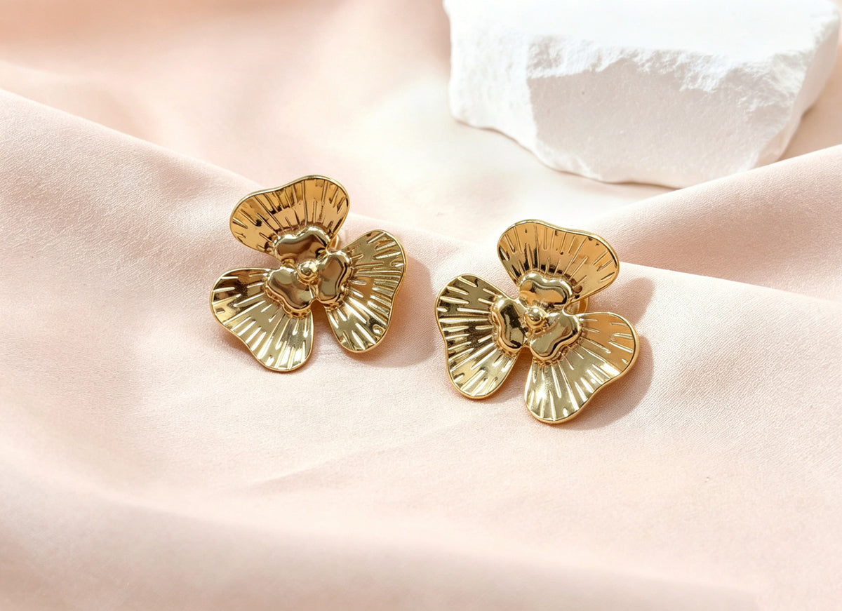 Boucle d’oreille OREA en acier inoxydable