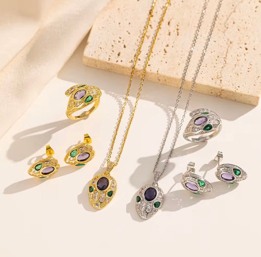 Ensemble de bijoux NAYA en acier inoxydable