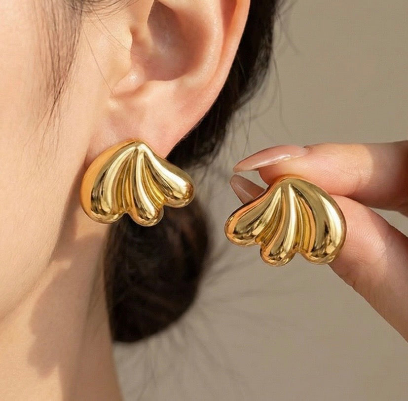 Boucle d’oreille OLYA en acier inoxydable