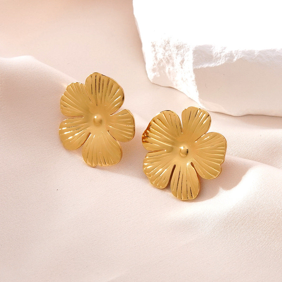 Boucle d’oreille OREA en acier inoxydable