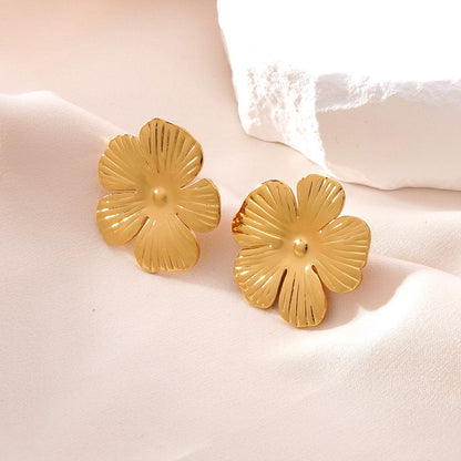 Boucle d’oreille OREA en acier inoxydable
