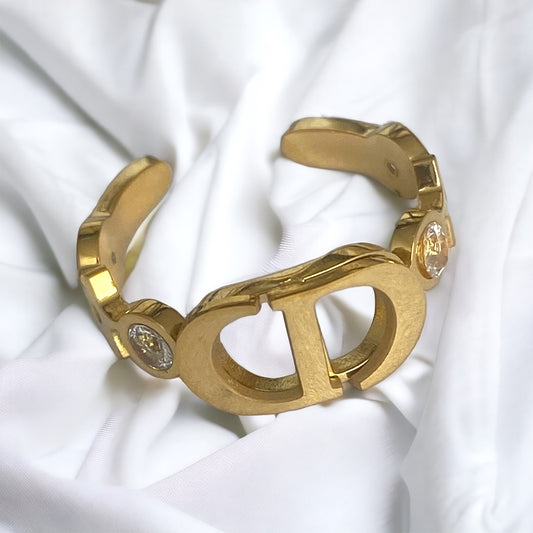 Bague Cr en acier inoxydable