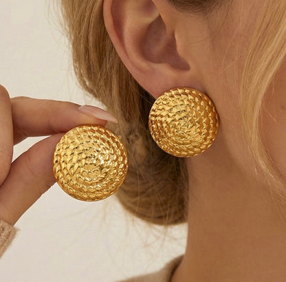 Boucle d’oreille OLYA en acier inoxydable