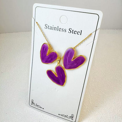 Ensemble de bijoux VANA en acier inoxydable