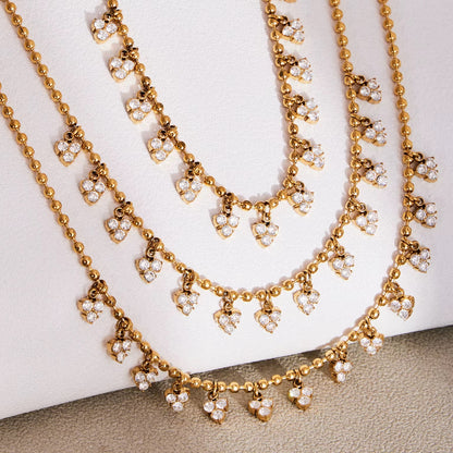 Ensemble de bijoux AIRA en acier inoxydable