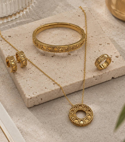 Ensemble de bijoux DAYA en acier inoxydable