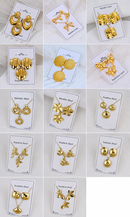 Ensemble de bijoux NOLA en acier inoxydable