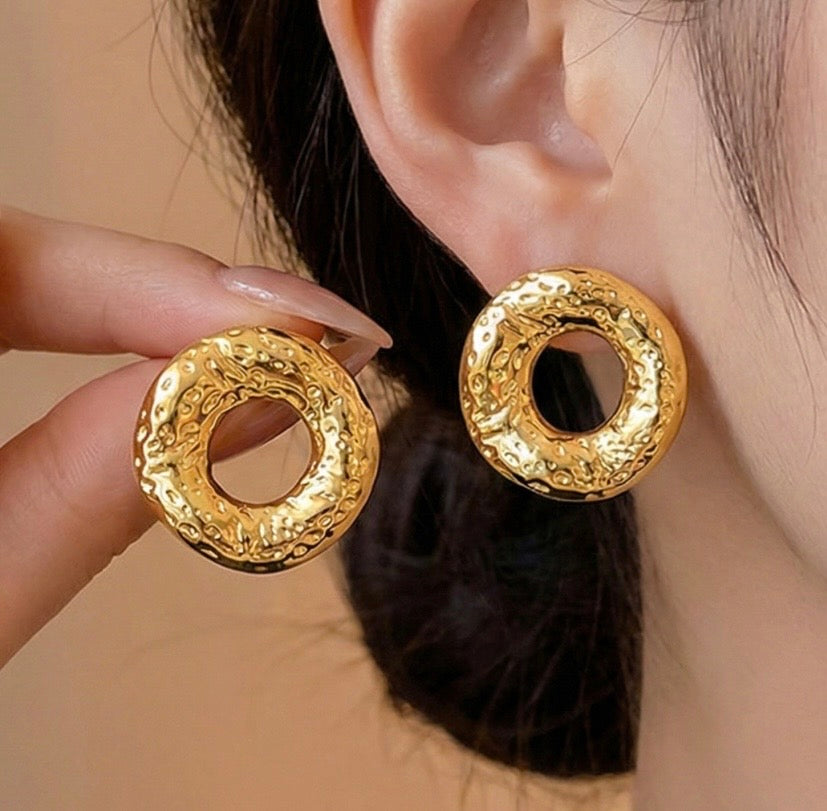 Boucle d’oreille OLYA en acier inoxydable
