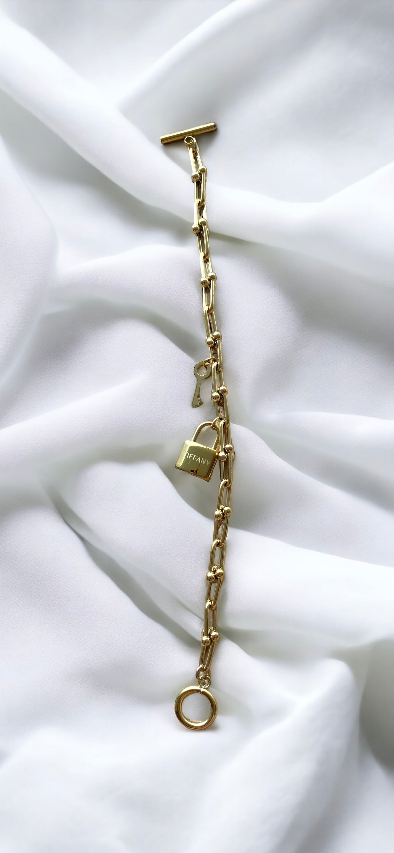 Bracelet T en acier inoxydable bijoux by kika