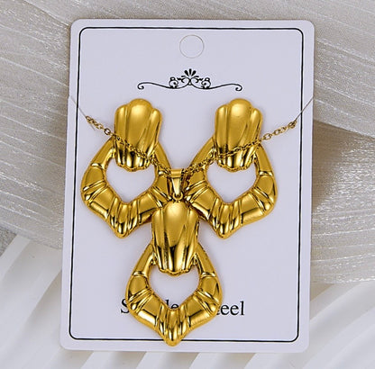 Ensemble de bijoux KIRA en acier inoxydable