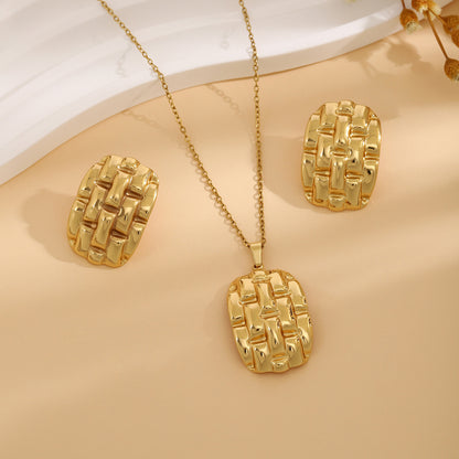 Ensemble de bijoux YUNA en acier inoxydable