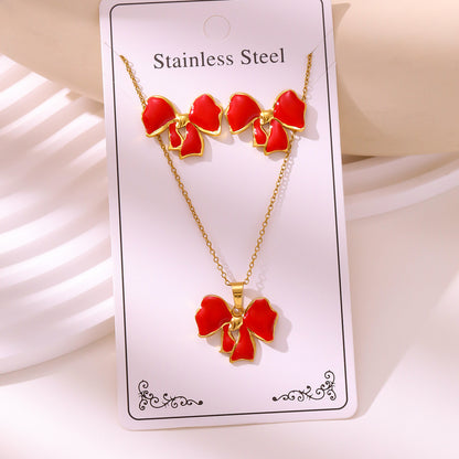Ensemble de bijoux NORA en acier inoxydable