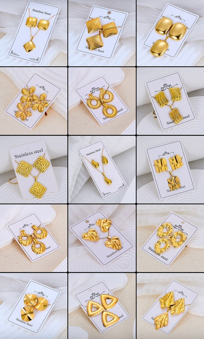 Ensemble de bijoux LEYA en acier inoxydable