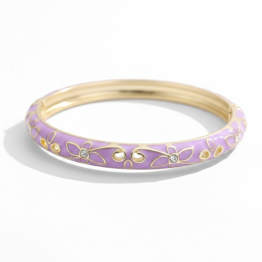 Bracelet Thaïlandais MAUVE disponible aussi en ROSE et en BLEU