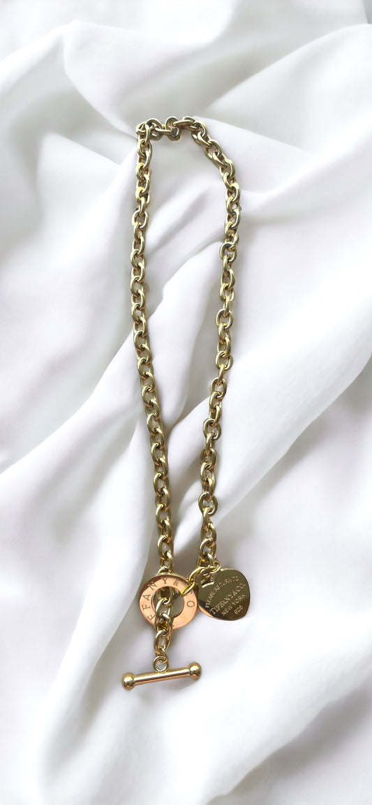 Collier T en acier inoxydable