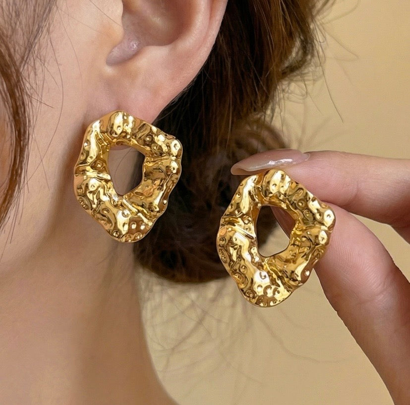 Boucle d’oreille OLYA en acier inoxydable
