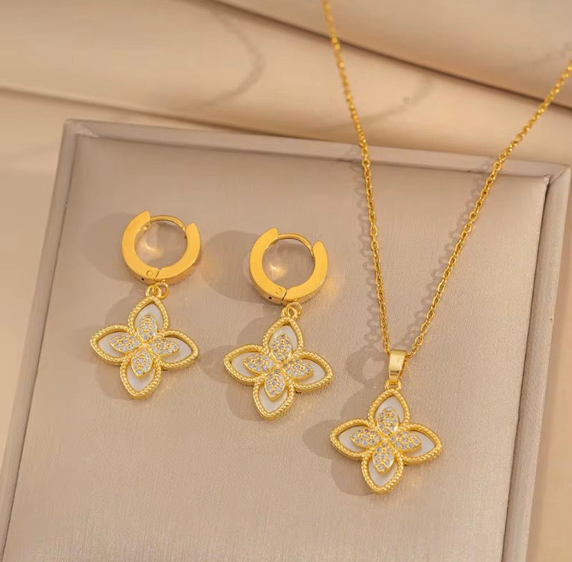 Ensemble de bijoux BELLA en acier inoxydable