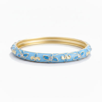 Bracelet Thaïlandais BLEU disponible aussi en ROSE et en MAUVE