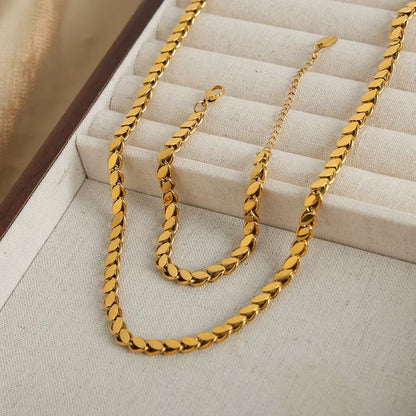Ensemble de bijoux CAYA en acier inoxydable