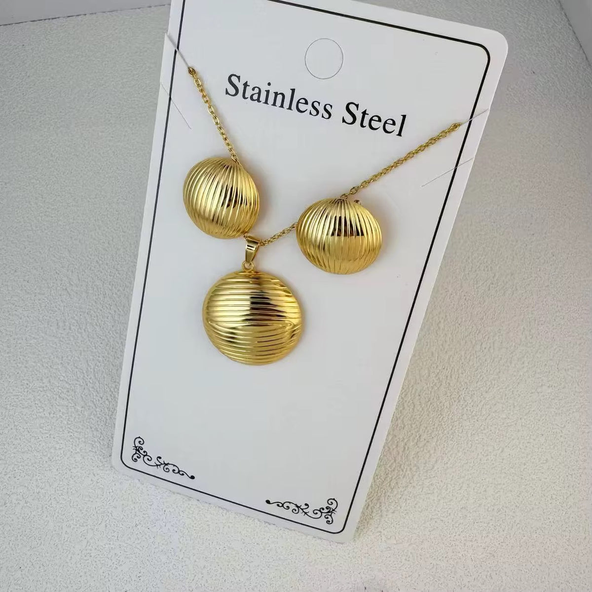 Ensemble de bijoux NOLA en acier inoxydable