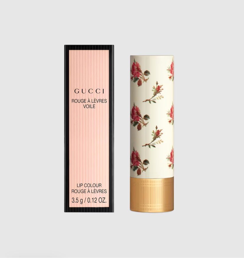 502 Eadie Scarlet, Rouge à Lèvres Voile Gucci bijoux by kika