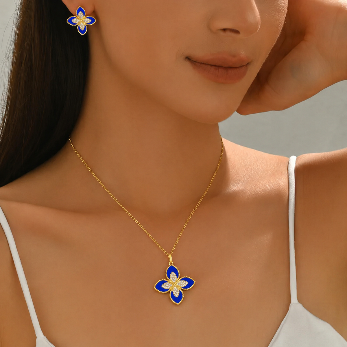 Ensemble de bijoux NIRA en acier inoxydable