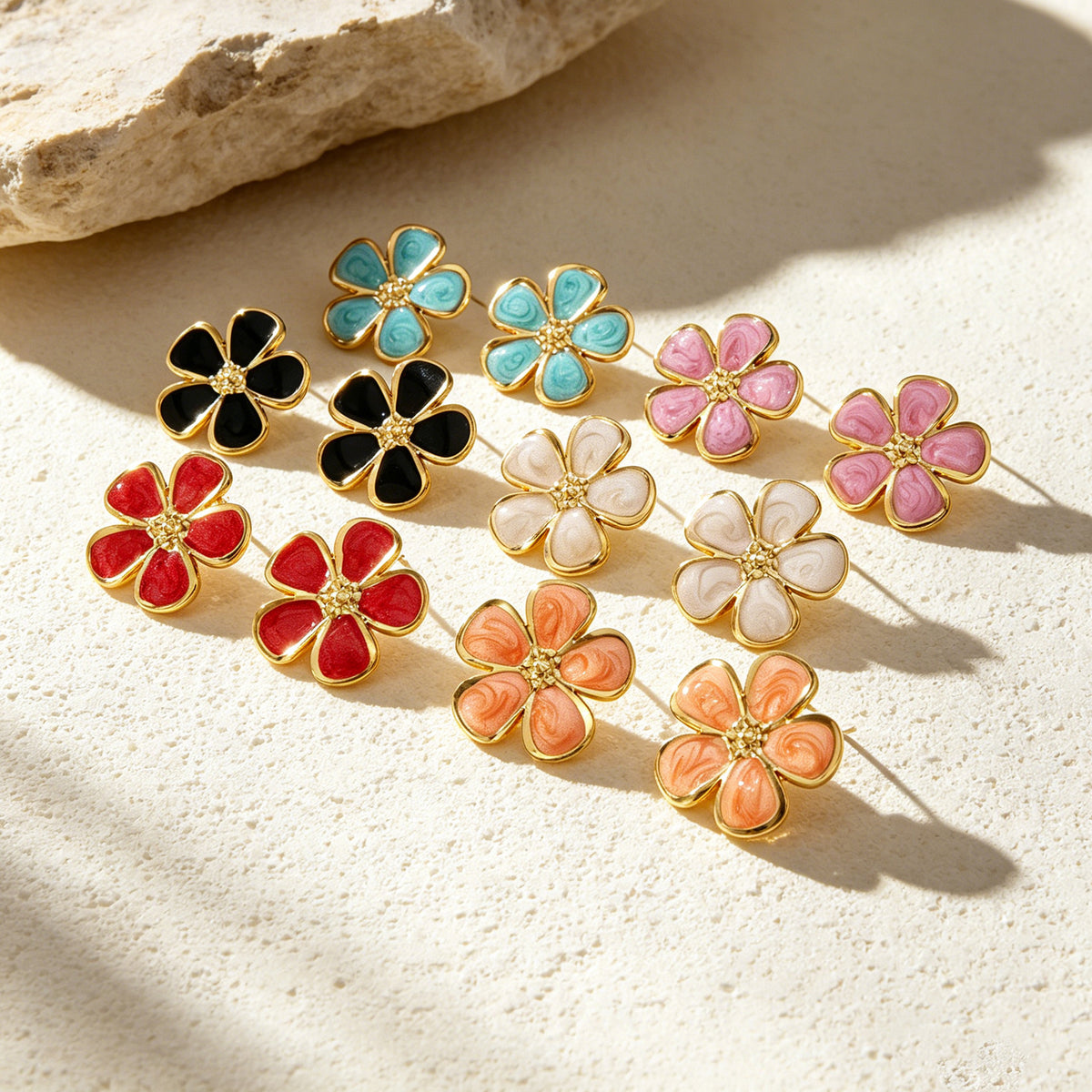 Boucle d’oreille NILA en acier inoxydable