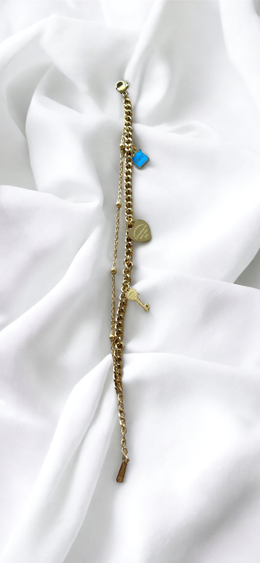 Bracelet T en acier inoxydable