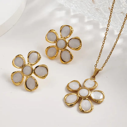 Ensemble de bijoux YANA en acier inoxydable