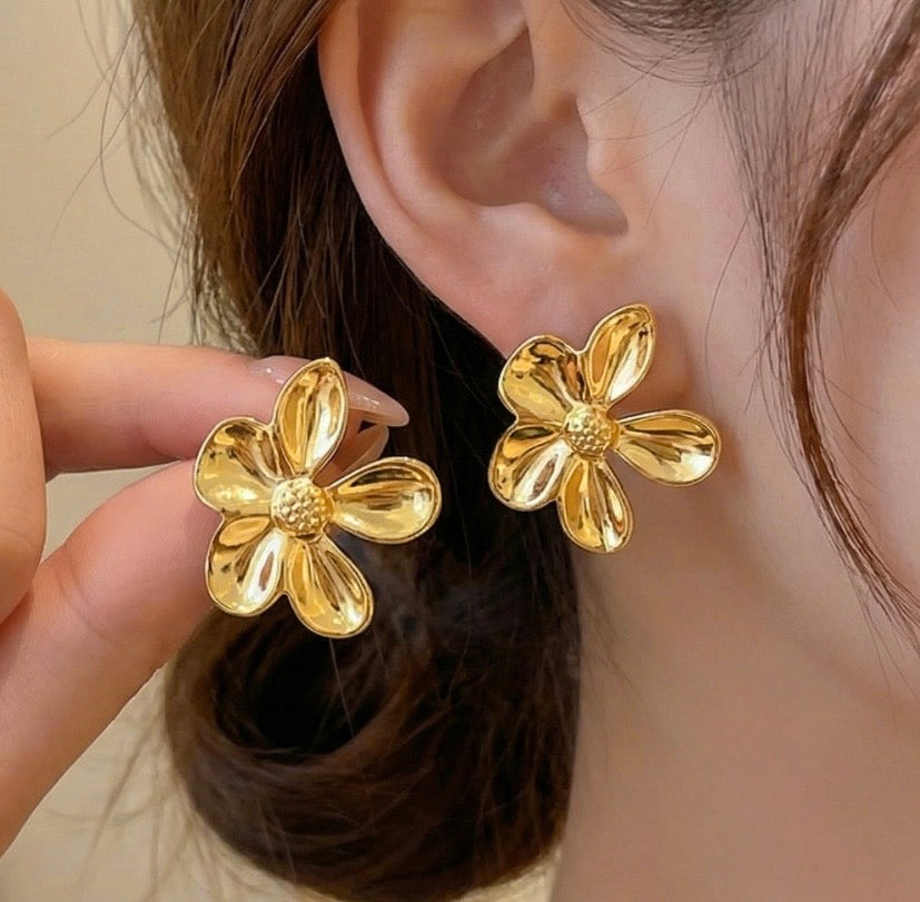 Boucle d’oreille OLYA en acier inoxydable