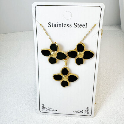 Ensemble de bijoux VANA en acier inoxydable