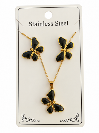 Ensemble de bijoux YANA en acier inoxydable