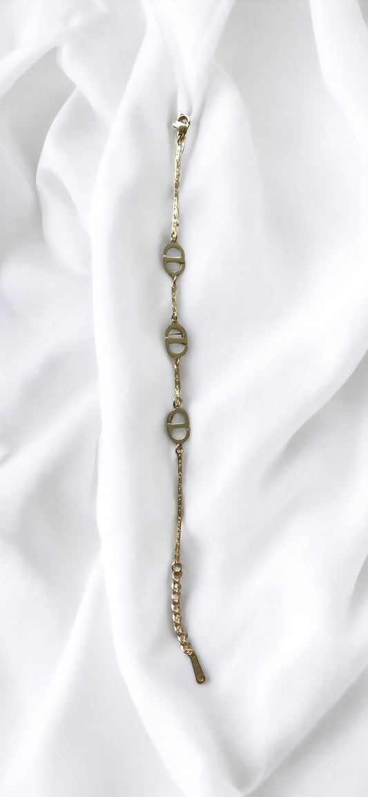 Bracelet Cr en acier inoxydable