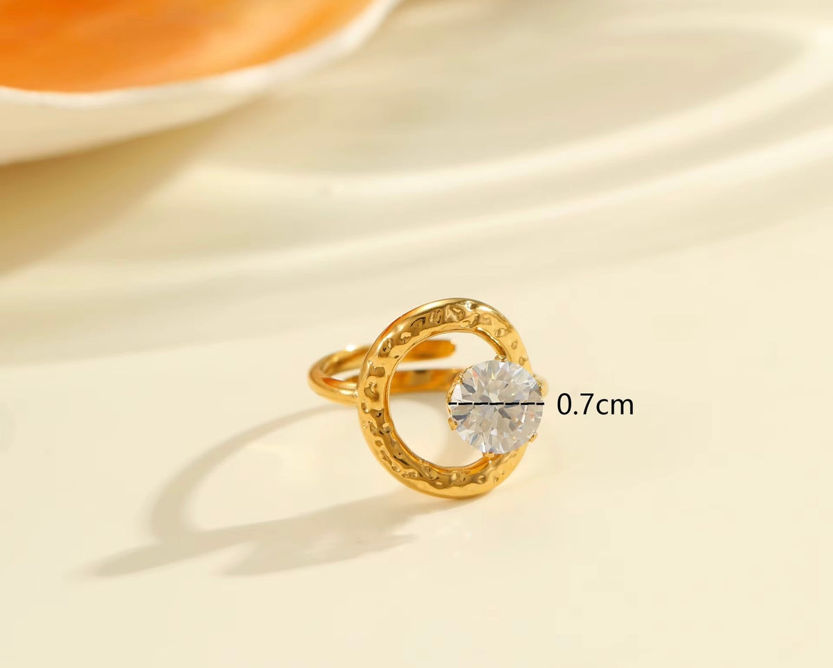 Bague HINA en acier inoxydable ajustable