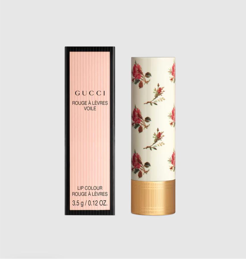 25* Goldie Red, Rouge à Lèvres Voile Gucci bijoux by kika